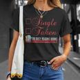 Bookworm Shirt Single Taken Checklist Too Busy Reading Books T-Shirt Gifts for Her