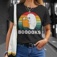 Booooks Funny Halloween Ghost Books For Bookworm Readers T-Shirt Gifts for Her Booooks Funny Halloween Ghost Books For Bookworm Readers T-Shirt Gifts for Her