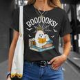 Booooks Ghost Read Books Halloween T-Shirt Gifts for Her