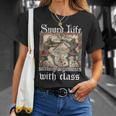 Buhurt Book Of Hours – Epic Knight Fight In Armor Buhurt T-Shirt Gifts for Her