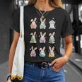 Bunny Reading Books Easter Day Cute Rabbit Librarian Teacher T-Shirt Gifts for Her Bunny Reading Books Easter Day Cute Rabbit Librarian Teacher T-Shirt Gifts for Her