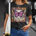 Butterfly Decor Book Butterfly Party Favors Purple Butterfly T-Shirt Gifts for Her