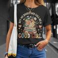 Buy Me Books And Call Me a Good Girl Reading Bookworm T-Shirt Gifts for Her