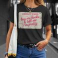 Buy Books Tell Me I'm Pretty Library Card Book Lovers T-Shirt Gifts for Her Buy Books Tell Me I'm Pretty Library Card Book Lovers T-Shirt Gifts for Her