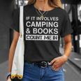 Camping And Books RV Outdoor Camper T-Shirt Gifts for Her