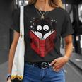 Cat Reads Book How To Live With Humans T-Shirt Gifts for Her