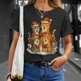 Cats Reading Books Christmas Tree T-Shirt Gifts for Her Cats Reading Books Christmas Tree T-Shirt Gifts for Her