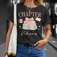 Chapter 11th Birthday Bookworm 11 Years Old Cute Book Loves T-Shirt Gifts for Her