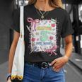Chapter 3 Years Old 3rd Birthday Book Lover Coquette Bow T-Shirt Gifts for Her