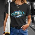 Chelsea Comic Book Style Splash T-Shirt Gifts for Her