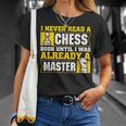 Chess Player I Never Read a Chess Book Chess T-Shirt Gifts for Her