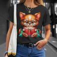 Chihuahua Reading a Book Dog T-Shirt Gifts for Her