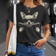 Chihuahua Reading Book Sunglasses Vintage Graphic T-Shirt Gifts for Her
