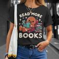 Christmas Teacher Shirt Read More Books Women T-Shirt Gifts for Her