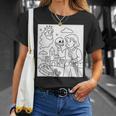 Coloring Book Hamlet Ghost Yorick Castle Shakespeare Play T-Shirt Gifts for Her