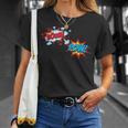 Comic Book POW Shirt BOOM Retro Superhero Costume T-Shirt Gifts for Her Comic Book POW Shirt BOOM Retro Superhero Costume T-Shirt Gifts for Her