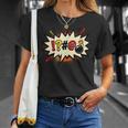 Comic Book Swear Bubble Pop Art Explosion Humor T-Shirt Gifts for Her