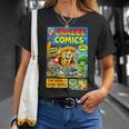 Comic Reader Comic Book Merch Vintage Reading Comic Books T-Shirt Gifts for Her
