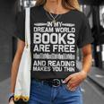 Cool Reading Art For Men Women Book Lover Reader Nerd Books T-Shirt Gifts for Her