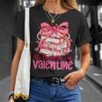 Coquette Bow All Booked For Valentine Book Lover Bookish T-Shirt Gifts for Her