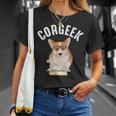 Corgee Lovers Corgeek Book Lovers T-Shirt Gifts for Her Corgee Lovers Corgeek Book Lovers T-Shirt Gifts for Her