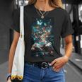Cosmic Botanical Book Lover Reading T-Shirt Gifts for Her