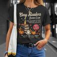 Cozy Reader Book-Club Fall Bookish Booktrovert Librarian T-Shirt Gifts for Her