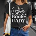 Crazy Book Lady Reading Is My Superpower Book Lover T-Shirt Gifts for Her