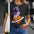 Cute Astronaut Read A Book T-Shirt Gifts for Her