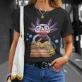 Cute Axolotl Read Book Shirt Kids Boy Girl Salamander T-Shirt Gifts for Her