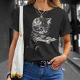 Cute Cat Reading Book Teacher Librarian Cat Lover Book Club Men Women Kids T-Shirt Gifts for Her Cute Cat Reading Book Teacher Librarian Cat Lover Book Club Men Women Kids T-Shirt Gifts for Her