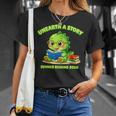 Cute Dino Book Lover Unearth A Story Summer Reading T-Shirt Gifts for Her Cute Dino Book Lover Unearth A Story Summer Reading T-Shirt Gifts for Her