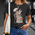 Cute Dragon Reading Cat Books Dragon T-Shirt Gifts for Her Cute Dragon Reading Cat Books Dragon T-Shirt Gifts for Her