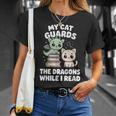 Cute Fantasy Book Reader Apparel Cat Dragon Bookish Magic T-Shirt Gifts for Her Cute Fantasy Book Reader Apparel Cat Dragon Bookish Magic T-Shirt Gifts for Her