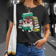 Cute Hedgehog Reading A Book Nerd Readers T-Shirt Gifts for Her Cute Hedgehog Reading A Book Nerd Readers T-Shirt Gifts for Her