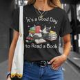 Cute It's a Good Day To Read a Book Cat Bookworm T-Shirt Gifts for Her Cute It's a Good Day To Read a Book Cat Bookworm T-Shirt Gifts for Her