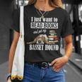 Cute Kids Read Books & Pet My Basset Hound Dog Lover T-Shirt Gifts for Her Cute Kids Read Books & Pet My Basset Hound Dog Lover T-Shirt Gifts for Her