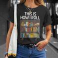 Cute Library Art For Men Women Book Reader School Librarian T-Shirt Gifts for Her
