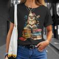 Cute Reading Chicken With Glasses Books Bookworm Reader T-Shirt Gifts for Her Cute Reading Chicken With Glasses Books Bookworm Reader T-Shirt Gifts for Her