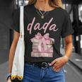 Dada Book First Chapter Birthday Girl Coquette Bow Matching T-Shirt Gifts for Her Dada Book First Chapter Birthday Girl Coquette Bow Matching T-Shirt Gifts for Her