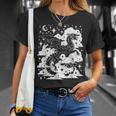 Dark Academia Fantasy Dragon Book Lover Bookish Goblincore T-Shirt Gifts for Her