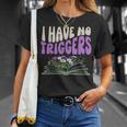 Dark Romance Shirt Women Smutt Book Merch I Have No Triggers T-Shirt Gifts for Her Dark Romance Shirt Women Smutt Book Merch I Have No Triggers T-Shirt Gifts for Her