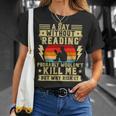 A Day Without Reading Library Librarian Books Bookworms T-Shirt Gifts for Her