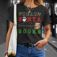Dear Santa Just Bring Books Lover Librarian Book Worm Xmas T-Shirt Gifts for Her Dear Santa Just Bring Books Lover Librarian Book Worm Xmas T-Shirt Gifts for Her
