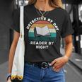 Detective By Day Reader By Night Cool Crime Book Lover T-Shirt Gifts for Her
