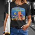 Dive Into a Good Book Reading Pun T-Shirt Gifts for Her