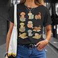 Dogs Reading Books Dog Lover T-Shirt Gifts for Her