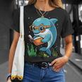 Dolphin Reading Book Matching Bookworm Librarian Books Lover T-Shirt Gifts for Her