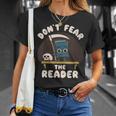 Don't Fear The Reader Kawaii Style Book Cartoon T-Shirt Gifts for Her Don't Fear The Reader Kawaii Style Book Cartoon T-Shirt Gifts for Her