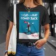 Dr Seuss The Cat In The Hat Comes Back Book Cover T-Shirt Gifts for Her